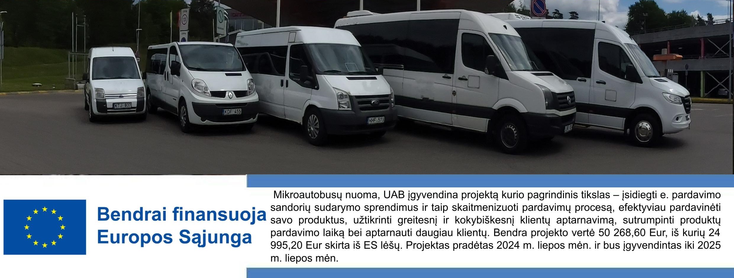 mikroautobusu nuoma es projektai